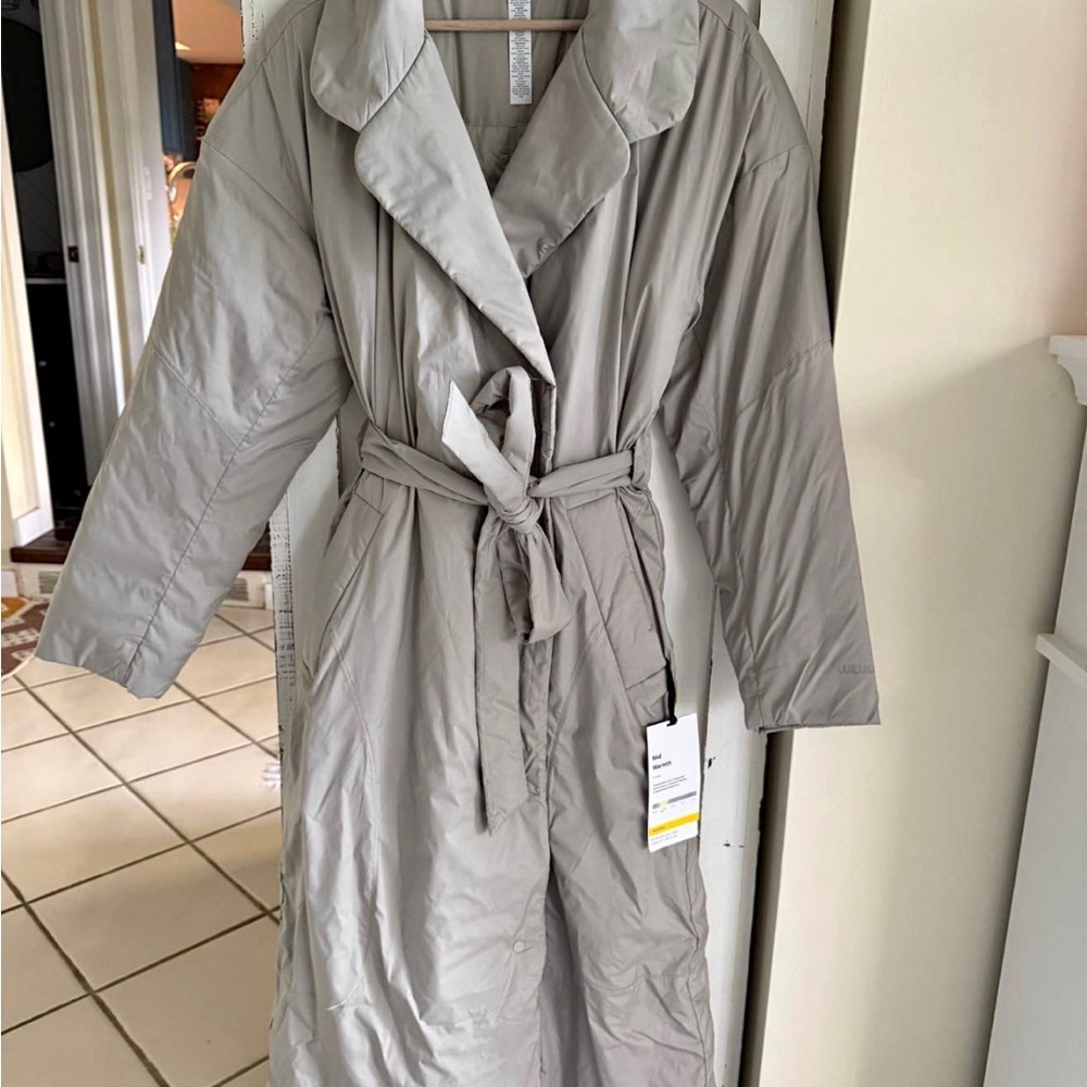 lululemon athletica Light Gray Belted Robe
